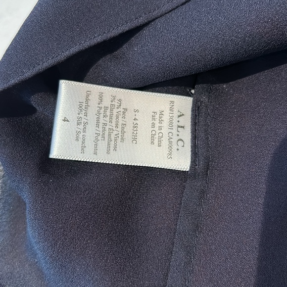 A.L.C. Adams Top- Scalloped Layered Hem NWT Sz 4 - Picture 9 of 9